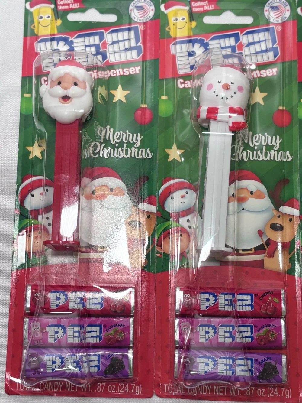 Christmas Pez Dispensers Stocking Stuffers Santa Snowman Elf Polar Bear
